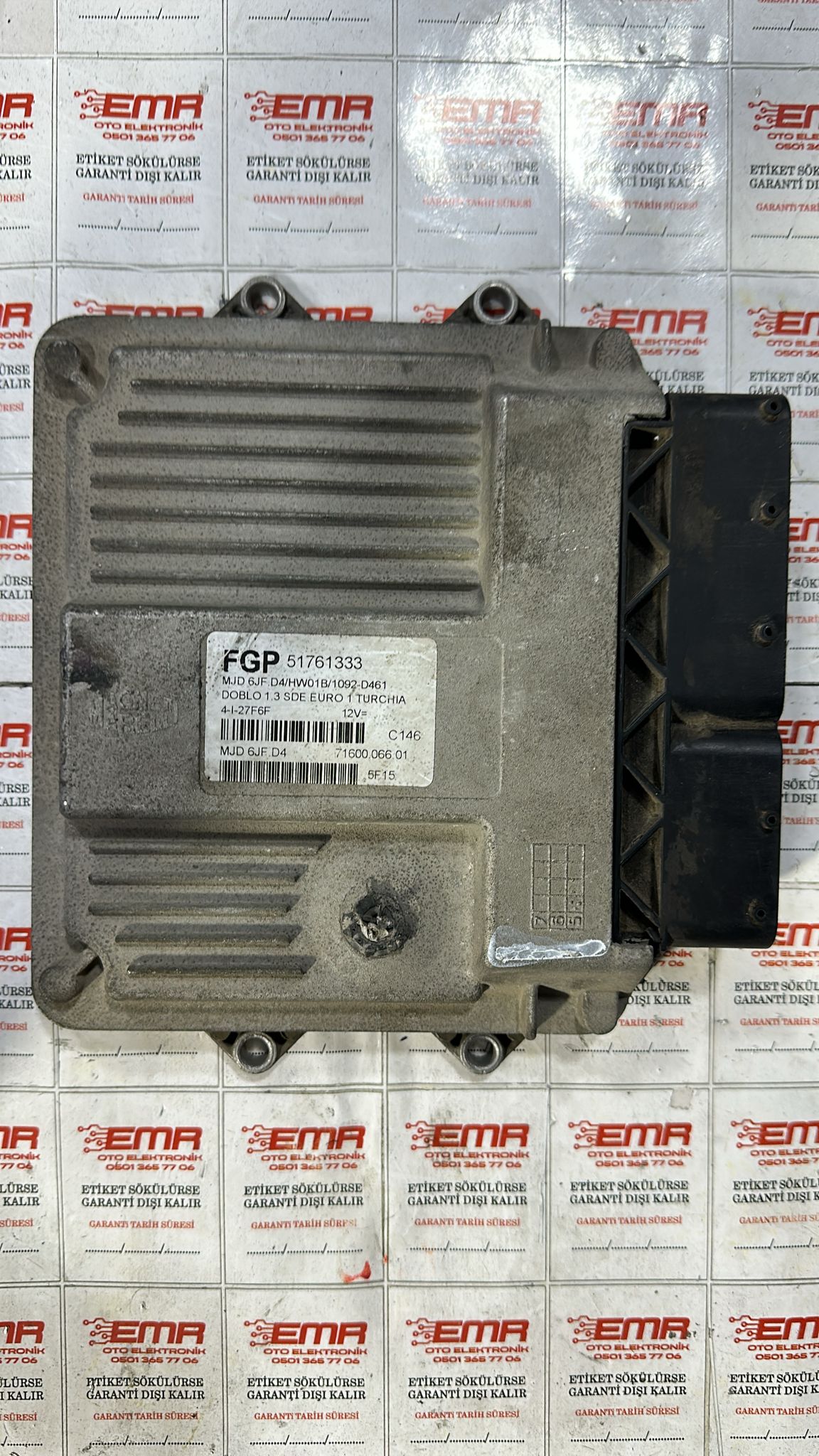 FİAT DOBLO 1.3 MOTOR BEYNİ 6JF 51761333